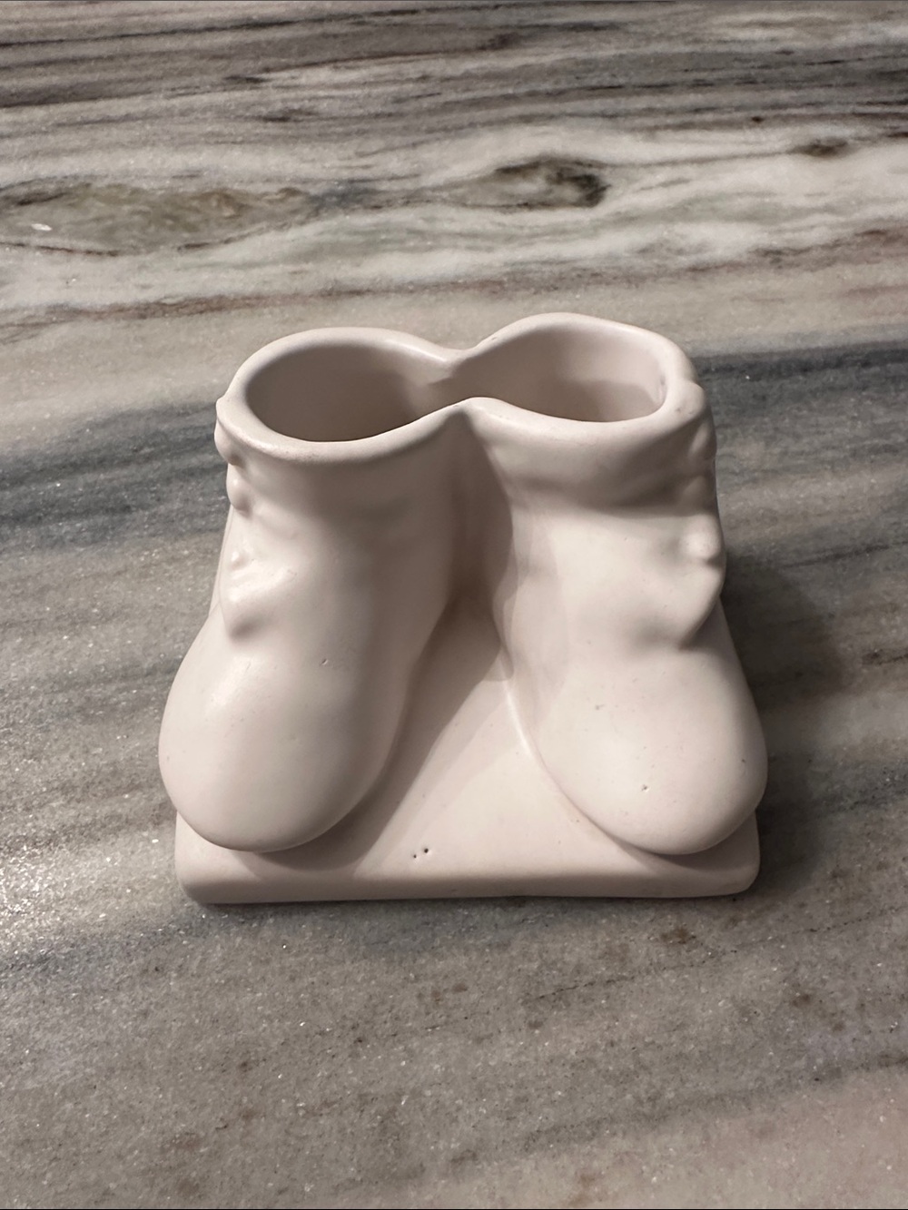 Vintage HAEGER POTTERY BABY BOOTIES